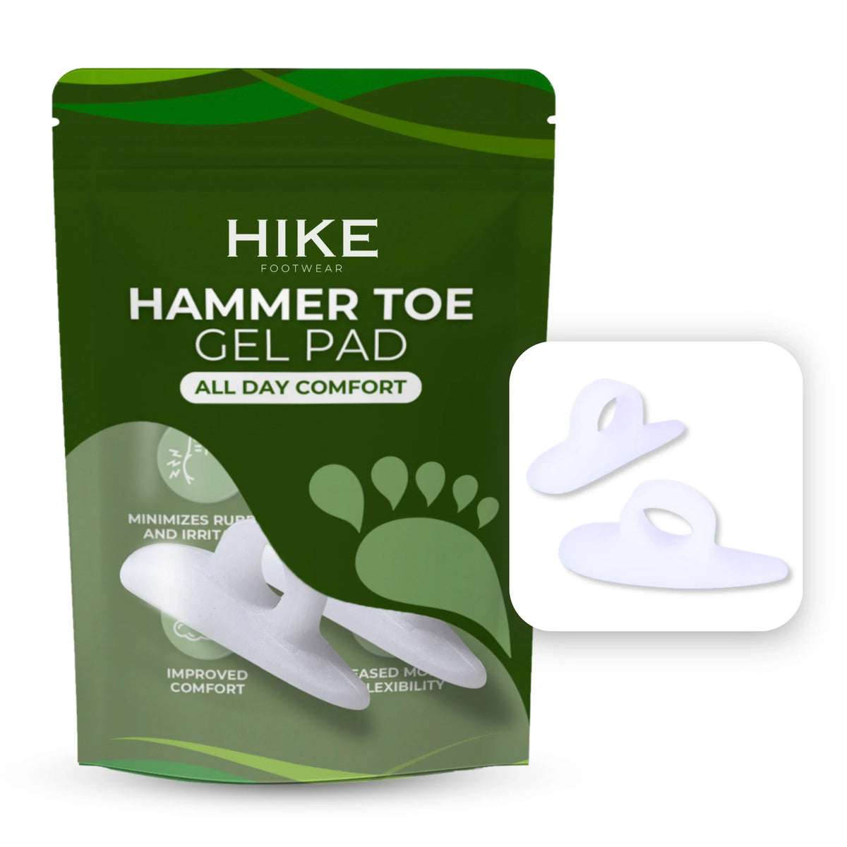 Groundwork Hammer Toe Gel Pad – For Everyday Comfort & Protection