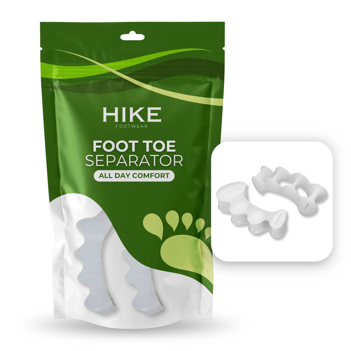 Groundwork Foot Toe Separator – For Daily Comfort, Soft Toe Support & Suitable for Bunions and Hammer Toes