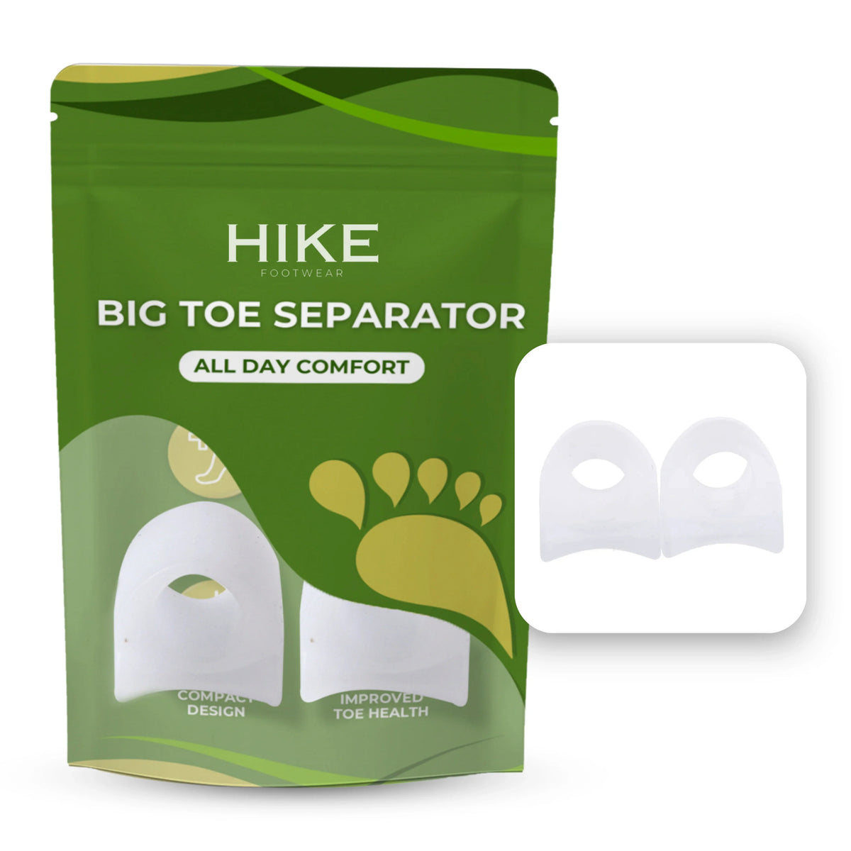 Groundwork Big Toe Separator – For Daily Comfort & Gentle Toe Separation
