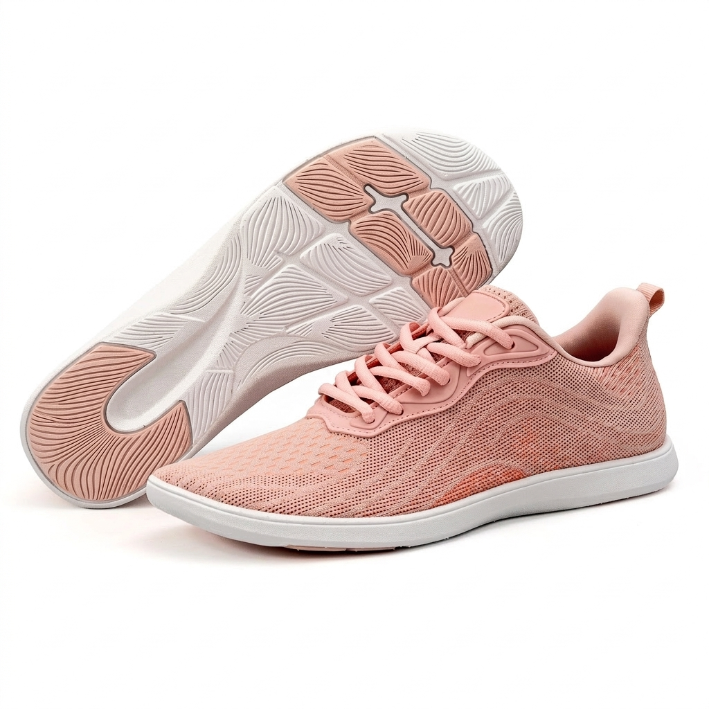 Solework Rose Sky barefoot shoe blush pink
